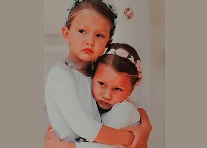 Белла и Джиджи Хадид в детстве