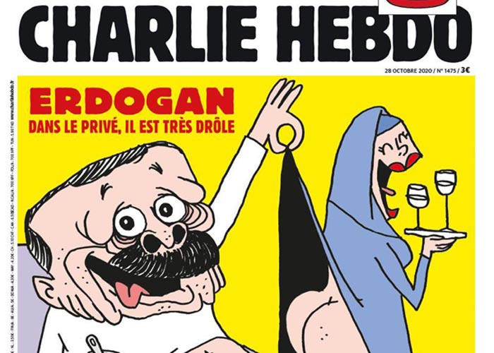 Charlie Hebdo карикатура на Реджепа Тайипа Эрдогана