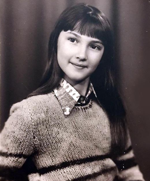Лера Кудрявцева в детстве