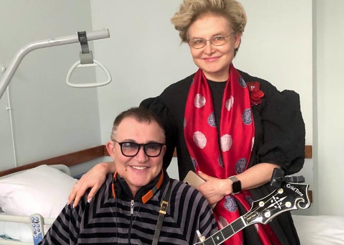 Елена Малышева и Дмитрий Дибров в больнице