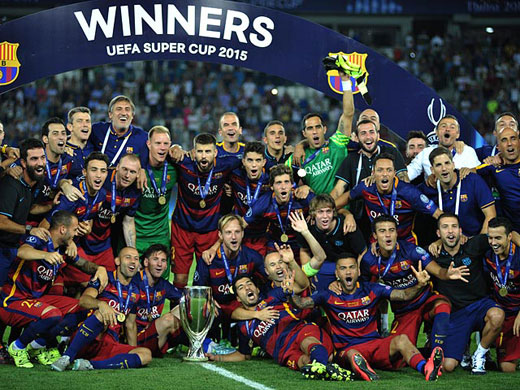 Барселона обладатель Суперкубка УЕФА