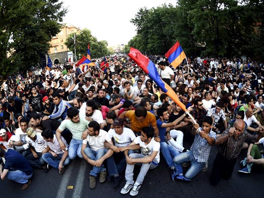 Ереван акция протеста