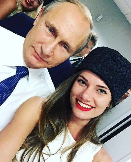 Игошина селфи с Путиным