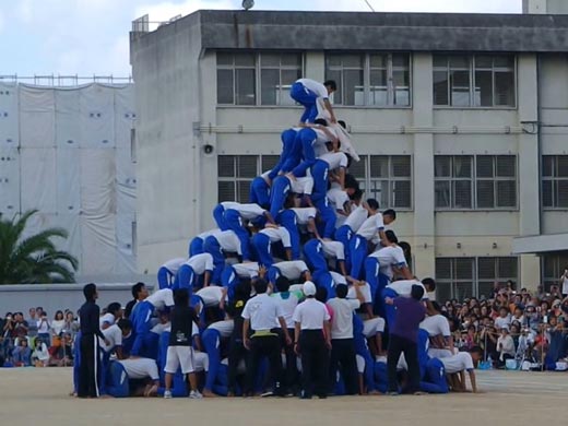 Япония школьники пирамида