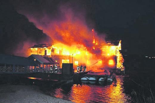 пожар ресторан Веранда 1
