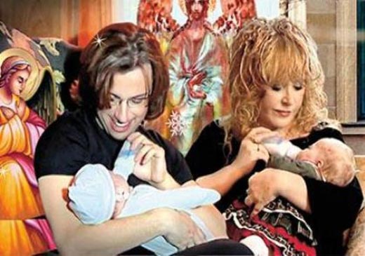 Пугачева и Галкин с новорожденными