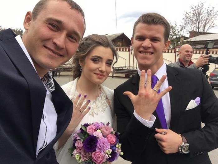 свадьба Алии Мустафиной и Алексея Зайцева