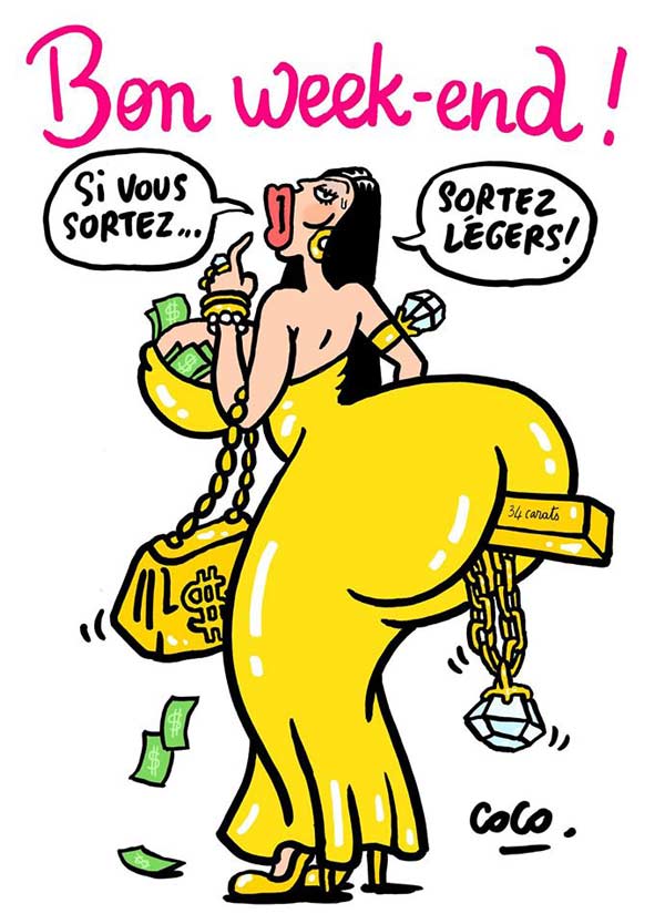 Charlie Hebdo ограбление Ким Кардашьян 1