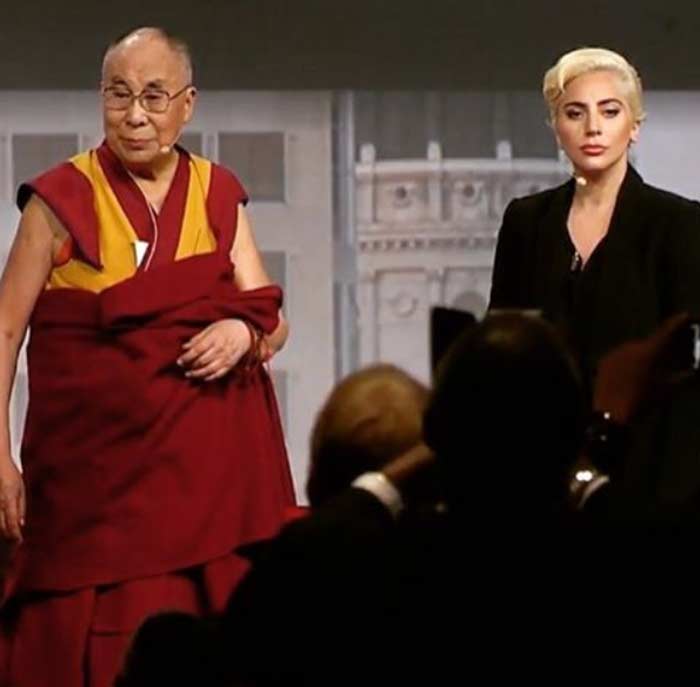 Леди Гага и Далай-лама 2