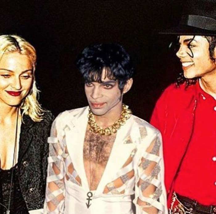 Мадонна с Майклом Джексоном и Принсом