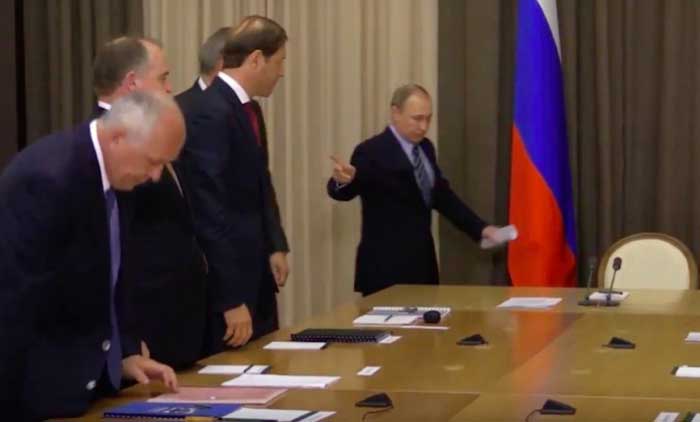 Путин Рогозин галстук