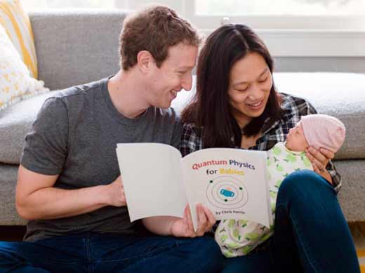 Марк Цукерберг с дочкой