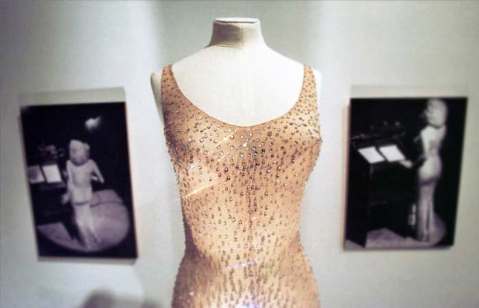 Мэрилин Монро платье с кристаллами