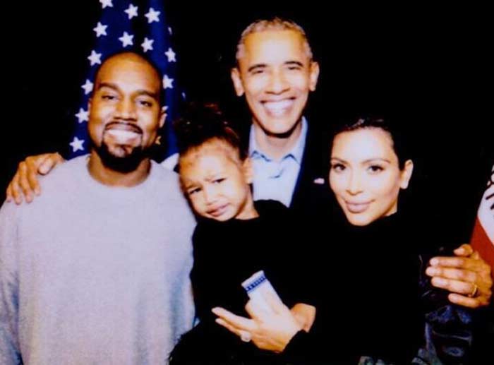 Барак Обама и семья Ким Кардашьян