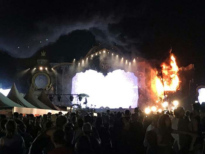 пожар на фестивале Tomorrowland Unite Spain 4
