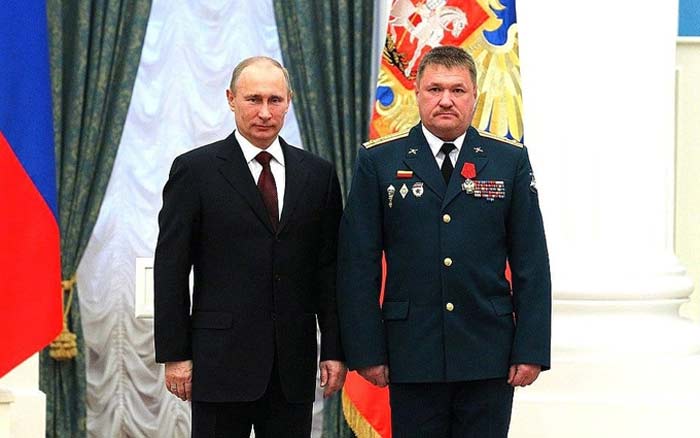 Валерий Асапов и Владимир Путин