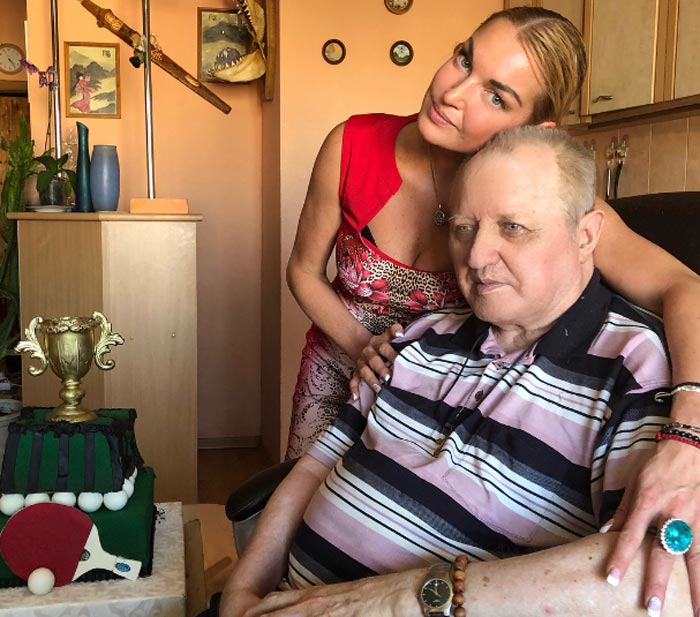 Анастасия Волочкова с отцом 2