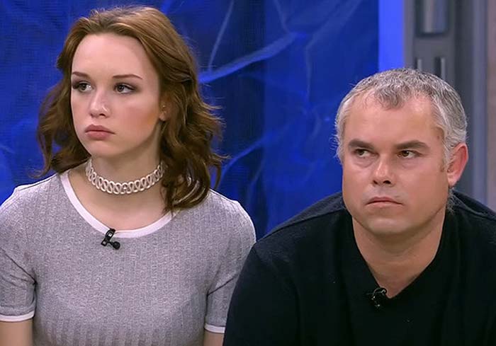 Диана Шурыгина и отец