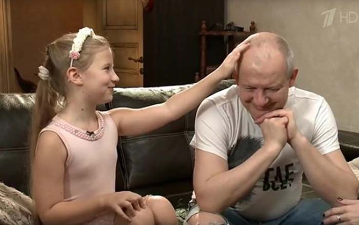Дмитрий Марьянов и дочь Анфиса