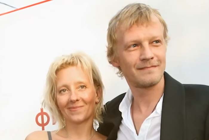 Алексей Серебряков с женой