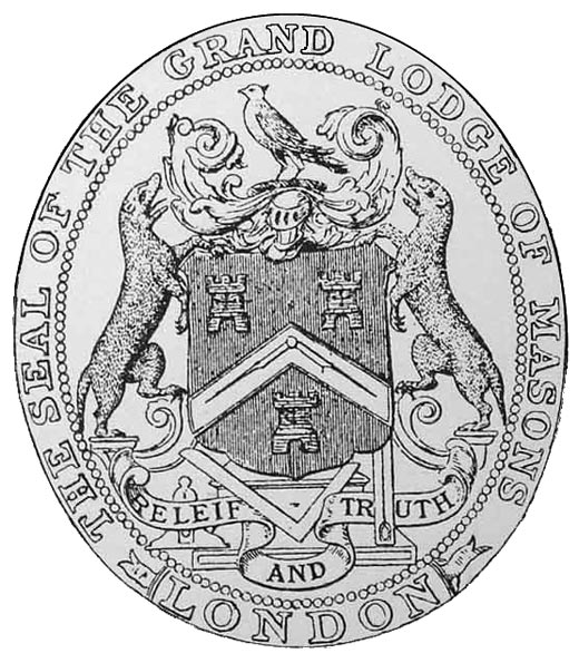 Эмблема Первой великой ложи Англии