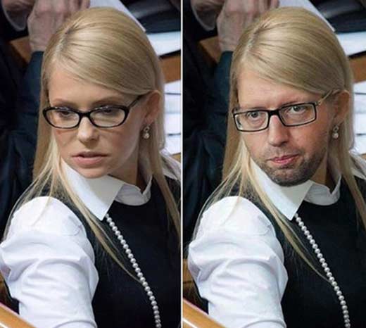 фотожаба прическа Тимошенко 2