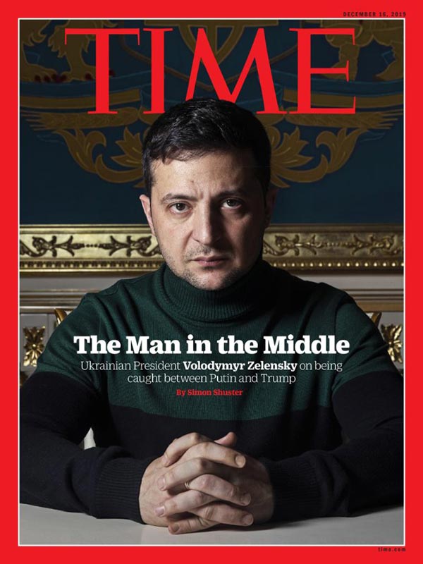 Владимир Зеленский на обложке журнала Time