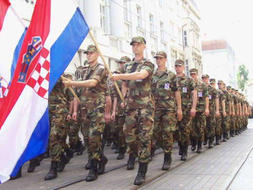Хорватия военный парад