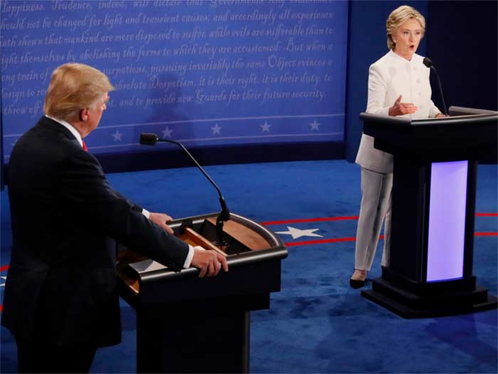 третьи дебаты Трампа и Клинтон