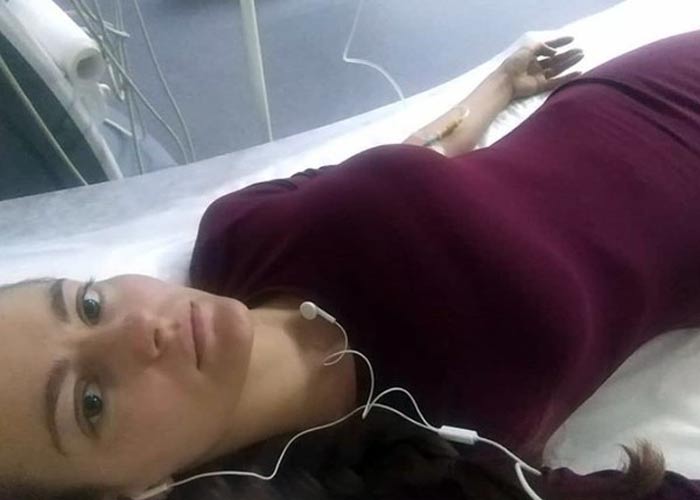 Анастасия Шульженко в больнице