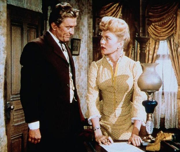 Кирк Дуглас в фильме Большие деревья