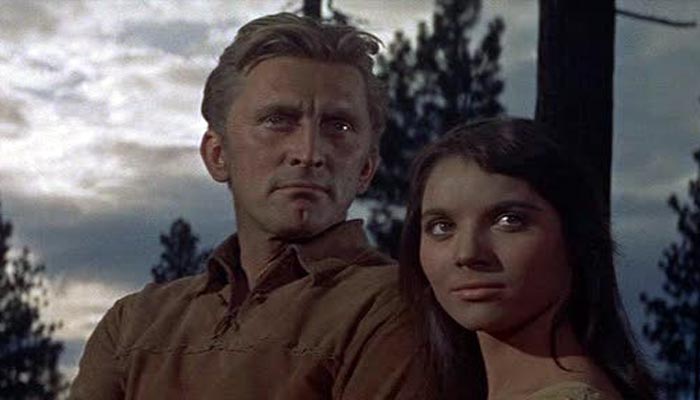 Кирк Дуглас в фильме Индейский воин