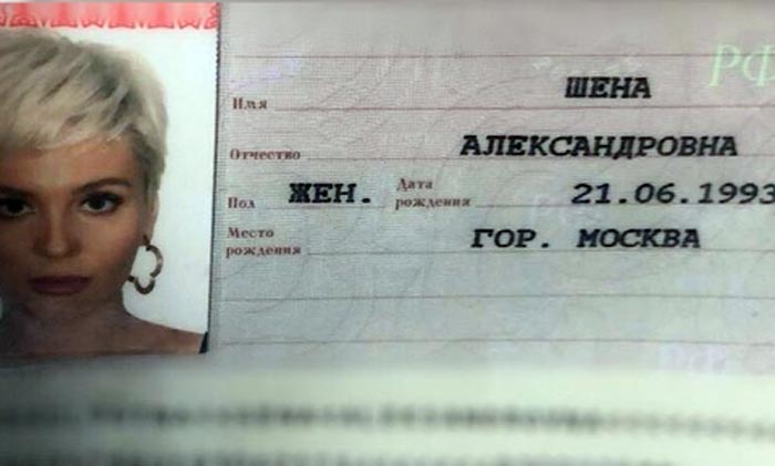 паспорт Шена Шульгина