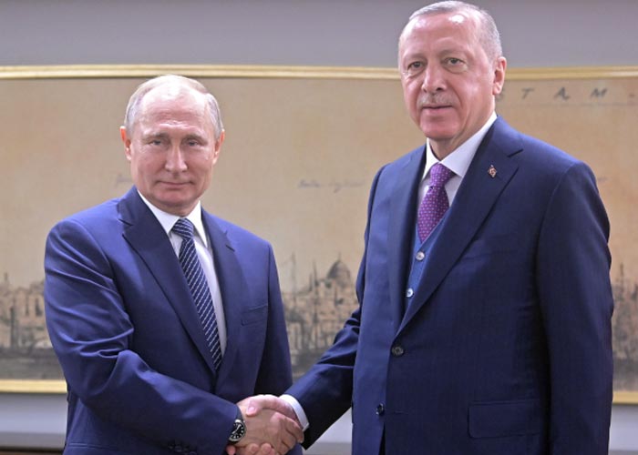 Путин и Эрдоган Турецкий поток
