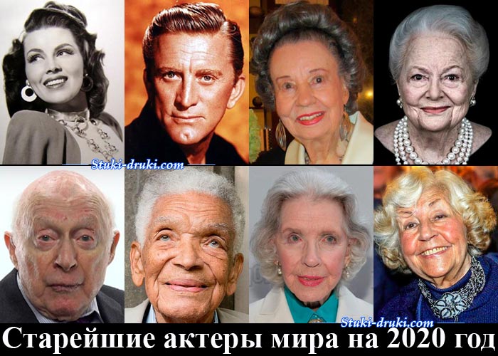 Старейшие актеры мира 2020 года