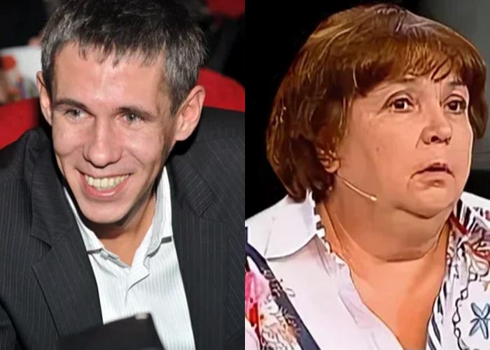 Алексей Панин и мать Татьяна Власова
