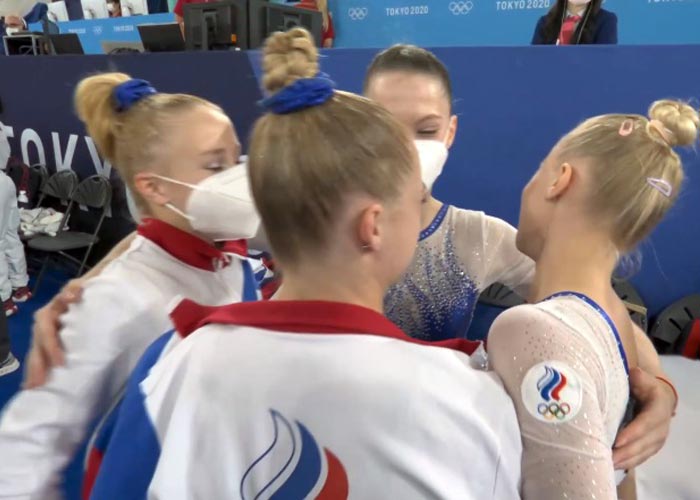Российские гимнастки выиграли золото Олимпиады-2020