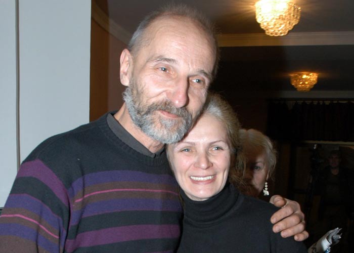 Петр Мамонов с женой Ольгой