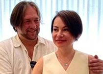 Петр Красилов и жена Анастасия