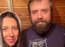 Александр Ильин младший и жена Юлия