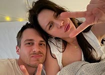 Иван Янковский и Диана Пожарская с сыном Давидом