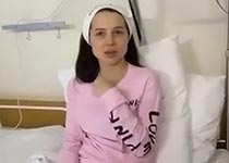 Лерчек в больничной палате