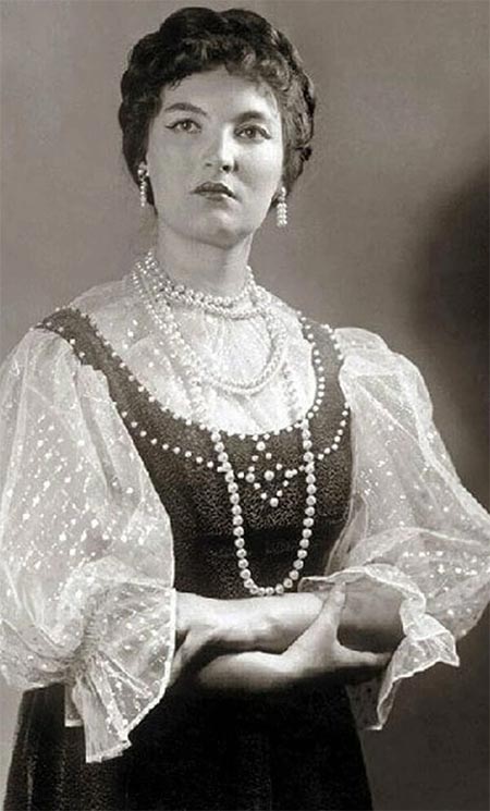 Ольга Воронец в молодости