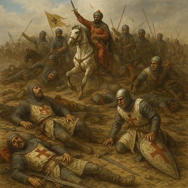 1104 год Крестоносцы потерпели поражение в битве при Харране