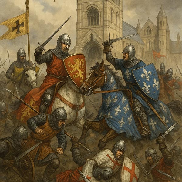 1217 год Битва при Линкольне