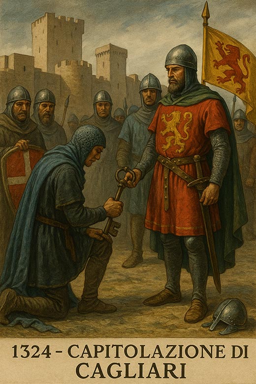 1324 год капитуляция Кальяри