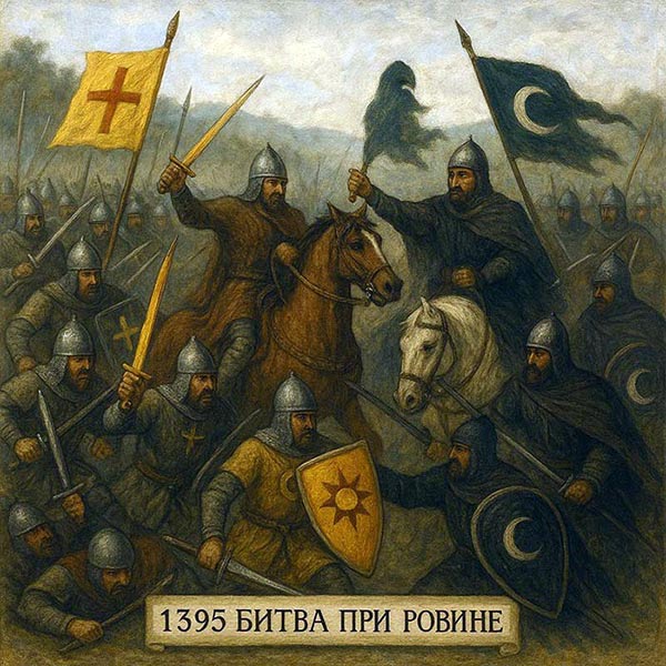 1395 год Битва при Ровине