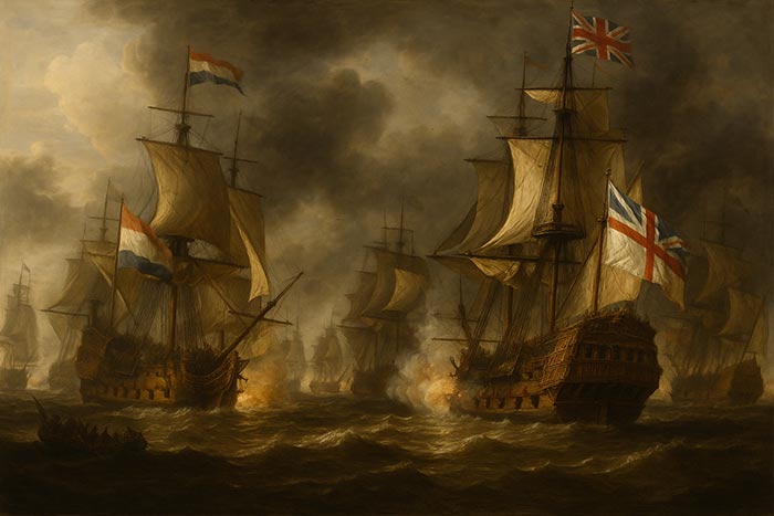 1655 год Лоустофтское сражение