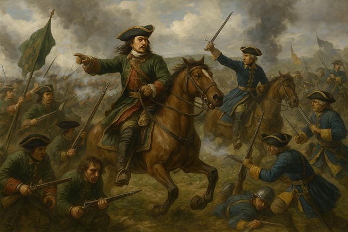 1709 год Полтавская битва