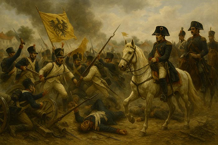 1809 год Асперн-Эсслингская битва